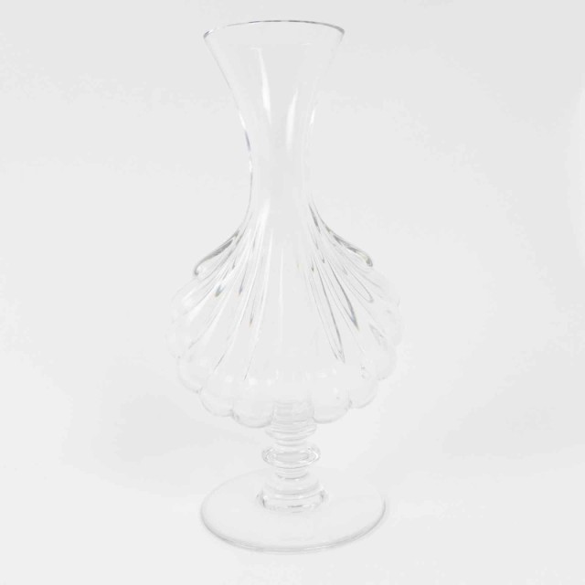 極美品◎Baccarat バカラ PRIMAVERD  プリマベーラ クリスタルガラス 花瓶 クリア 箱付き フランス製 レディースの通販は 19,536円