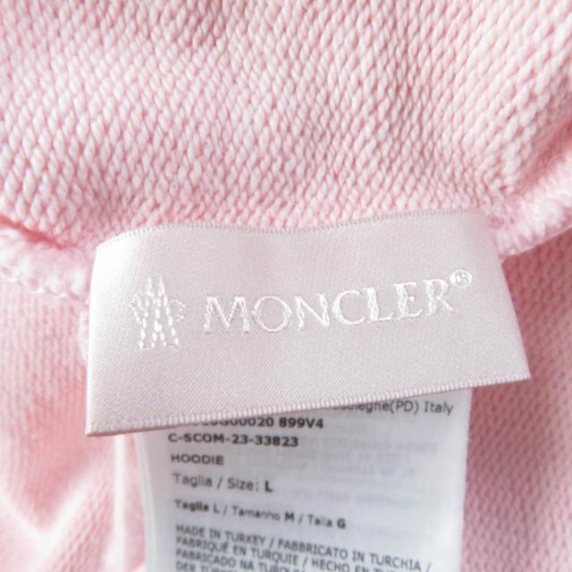 美品☆MONCLER モンクレール 2023年製 HOODIE コットン100％ ロゴワッペン・ロゴ刺繍入り パーカー ピンク L 正規品 レディース 楽天市場】美品☆MONCLER モンクレール 2023年製 HOODIE コットン100