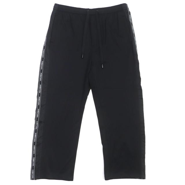 未使用品▽DOLCE&GABBANA ドルチェ＆ガッバーナ 黒タグ ロゴサイド 