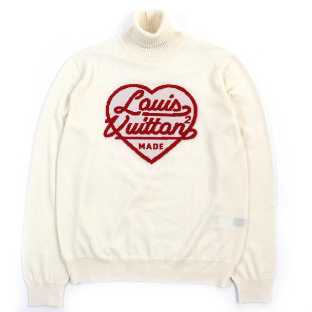 極美品△LOUIS VUITTON NIGO ルイヴィトン ニゴー ウール100％ インタ 
