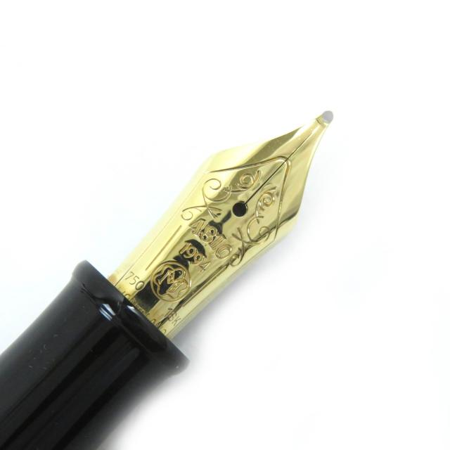 MONTBLANC - 極美品△MONTBLANC モンブラン 作家シリーズ1994 オスカー・ワイルド ペン先18K Mニブ 12828/20000 万年筆 ブラック ゴールド ベージュ系（マーブル） 箱・ケース付き ドイツ製 メンズ オススメ◎ 極美品△MONTBLANC モンブラン 作家シリーズ1994 オスカー