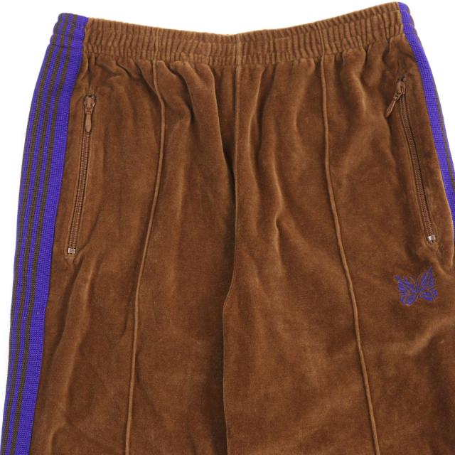 美品○Needles ニードルス KP433/KP435 ロゴエンブロイダリー ベロア