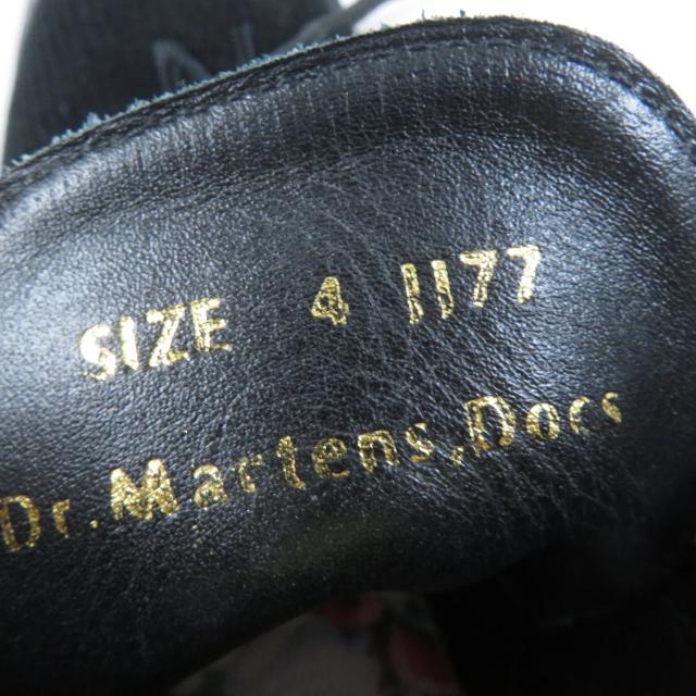 極美品◎Dr.Martens ドクターマーチン ×UNDERCOVER アンダーカバー THE 1460 REMASTERED 8 EYE BOOT コーデュロイ ショートブーツ 黒 4_6