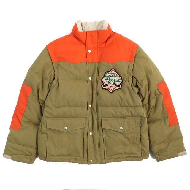 美品△GUCCI グッチ 21AW 641311 ロゴワッペン 2WAY ジップ