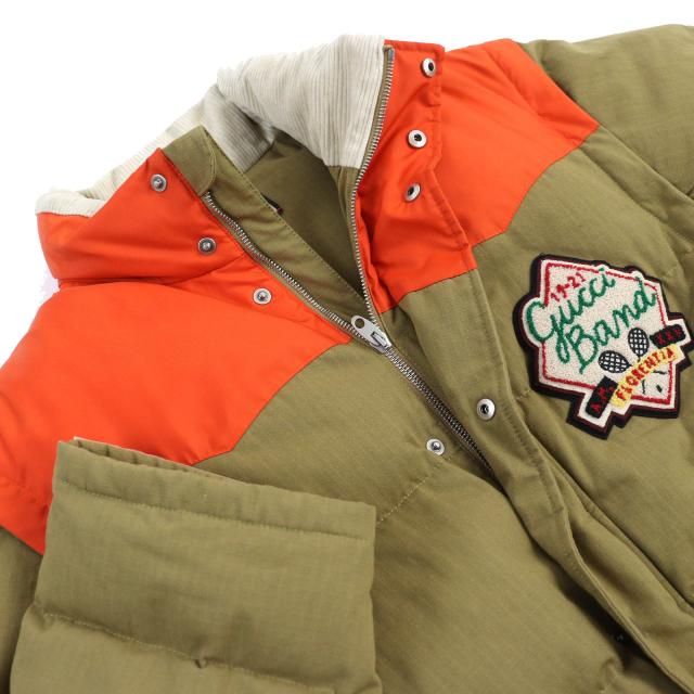 美品△GUCCI グッチ 21AW 641311 ロゴワッペン 2WAY ジップ