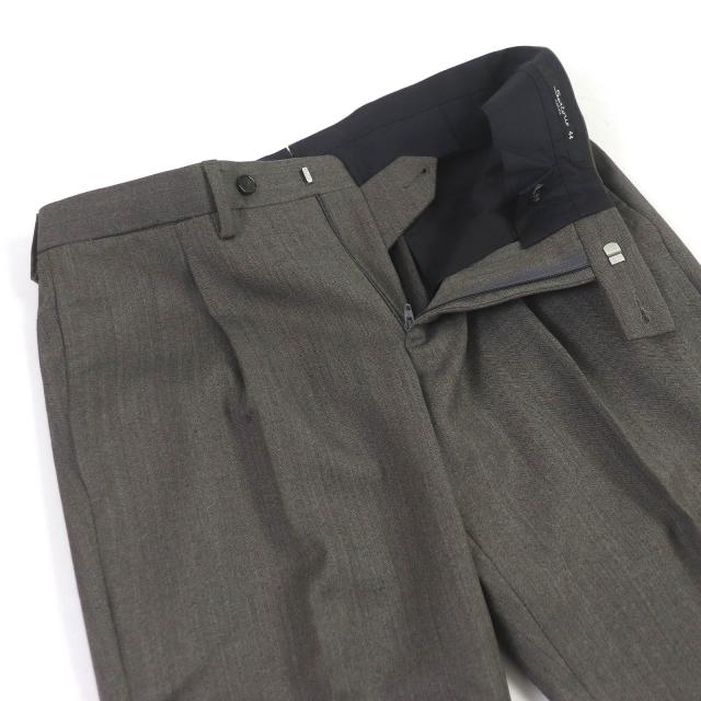 未使用品□Sartorio サルトリオ ウール100％ シングルスーツ ブレザー スラックス セットアップ ブラウン系 44 イタリア製 正規品 メンズ_4