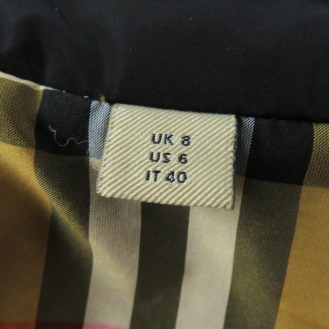 極美品◎BURBERRY バーバリー 8006111 ケンジントン デタッチャブルフード トレンチコート 裏ノバチェック ブラック 40 正規品 レディースの通販は