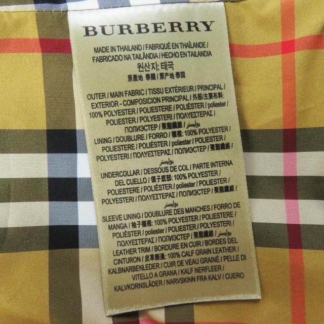 極美品◎BURBERRY バーバリー 8006111 ケンジントン デタッチャブルフード トレンチコート 裏ノバチェック ブラック 40 正規品 レディースの通販は