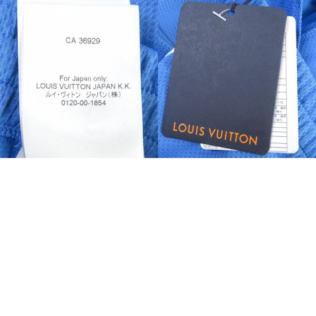 未使用品□LOUIS VUITTON ルイヴィトン 22SS Amen Break メッシュ スポーツ ゲームパンツ ショートパンツ ブルー S イタリア製 正規品_9
