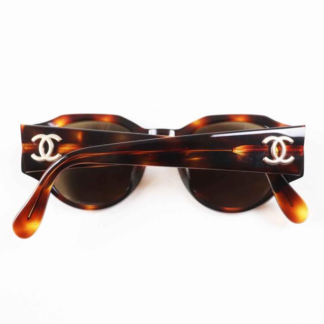 良品◎CHANEL シャネル 04151 91235 ココマーク べっ甲柄 サングラス