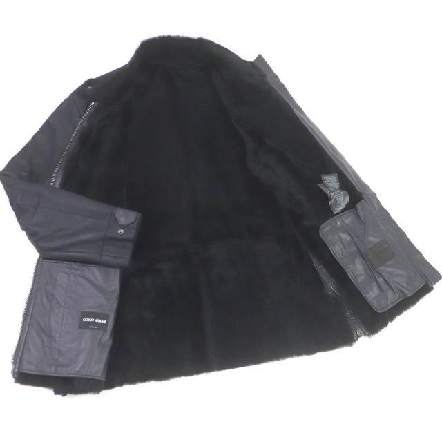 極美品□GIORGIO ARMANI ジョルジオアルマーニ 2021年製 BSR10P 黒タグ