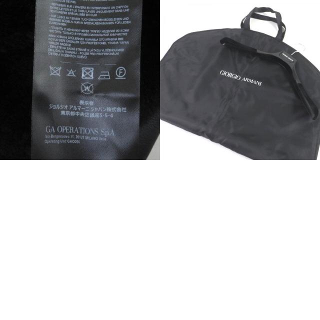 極美品□GIORGIO ARMANI ジョルジオアルマーニ 2021年製 BSR10P 黒タグ