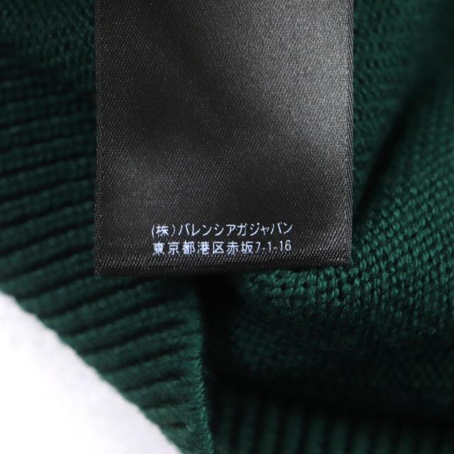 極美品▼BALENCIAGA バレンシアガ 22SS 682005 LIMITED EDITION 9/80 PARISロゴ刺繍 クルーネック ニット ウール100% セーター S 正規品_6