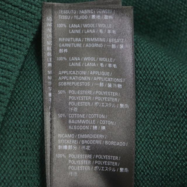 極美品▼BALENCIAGA バレンシアガ 22SS 682005 LIMITED EDITION 9/80 PARISロゴ刺繍 クルーネック ニット ウール100% セーター S 正規品_7