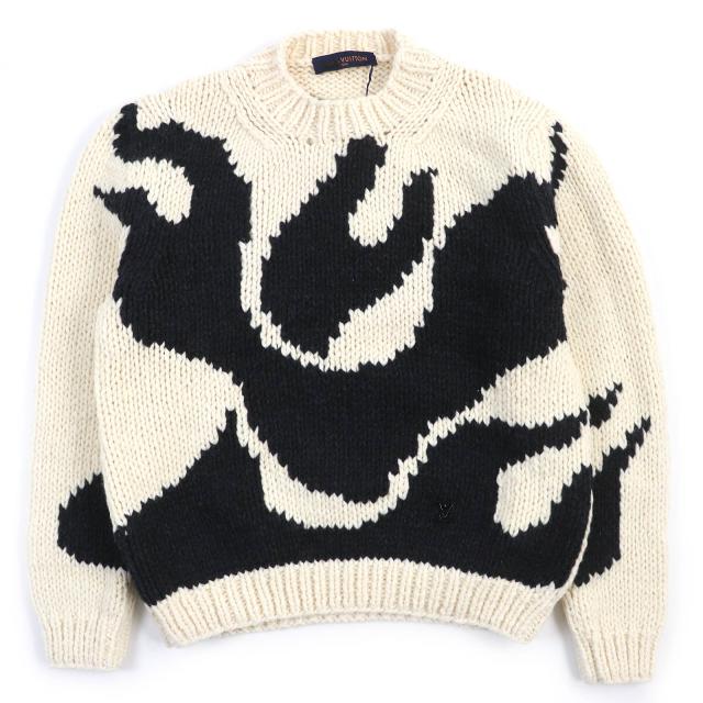 ルイヴィトン 21SS フレイム インタルシア ウール ニット セーター