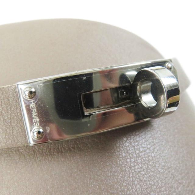 良品◎HERMES エルメス シルバー金具 ケリー金具 レザー ジャンピングブーツ ロングブーツ ベージュ 36 イタリア製 レディース_5