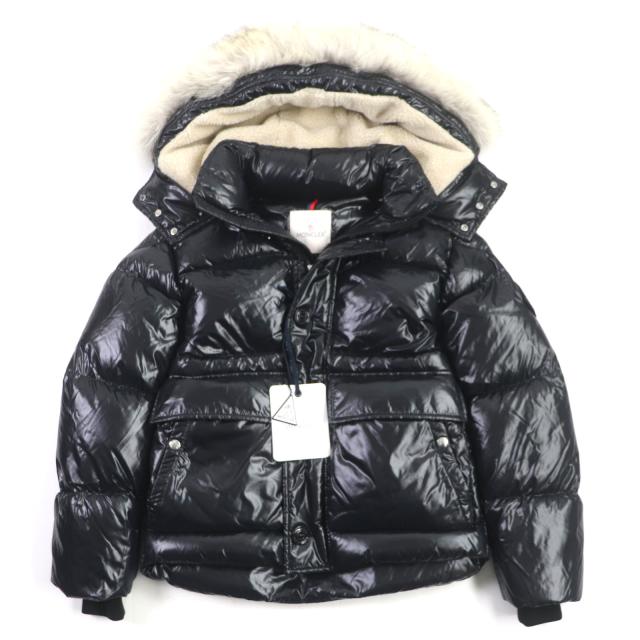 未使用品▼MONCLER モンクレール 20-21AW ARMORICANO ファー・裏ボアフード付 ジップアップ ダウンジャケット ブラック 0 正規品 メンズの通販は 176,000円
