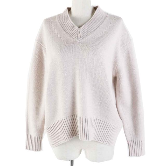 Drawer ドゥロワー カシミヤ コットン ニット セーター トップス 極上