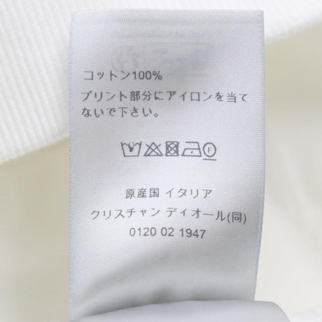 美品▼DIOR ディオール オム 24SS 413J646A0531 コットン マルチロゴ オーバーサイズ プルオーバー パーカー ホワイト X3L 正規品 メンズ_6