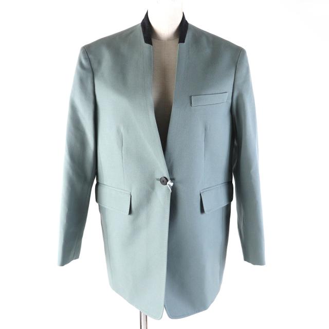 【ドンドン見直し】未使用△CURRENTAGE カレンテージ A2533FJ 202 リバーシブルカラーレスジャケット ウール100% 1 正規品 定価90200円の通販は