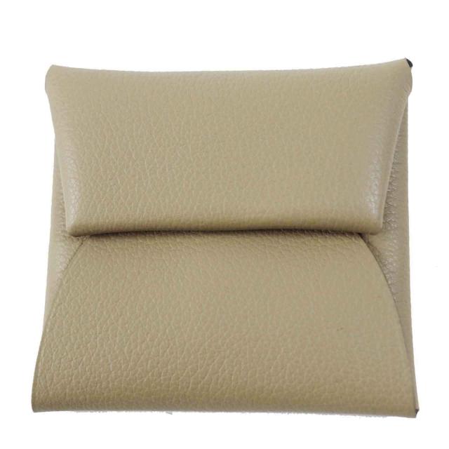 極美品◎HERMES エルメス バスティア ベージュマルファ シルバー金具 エバーカラー コインケース W刻印 箱付き フランス製 レディースの通販は