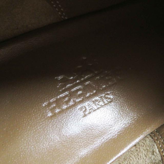 美品◎HERMES エルメス BROOKE ブルーク スウェードレザー ショートブーツ マルチ 37 箱・保存袋付 イタリア製 レディース_6