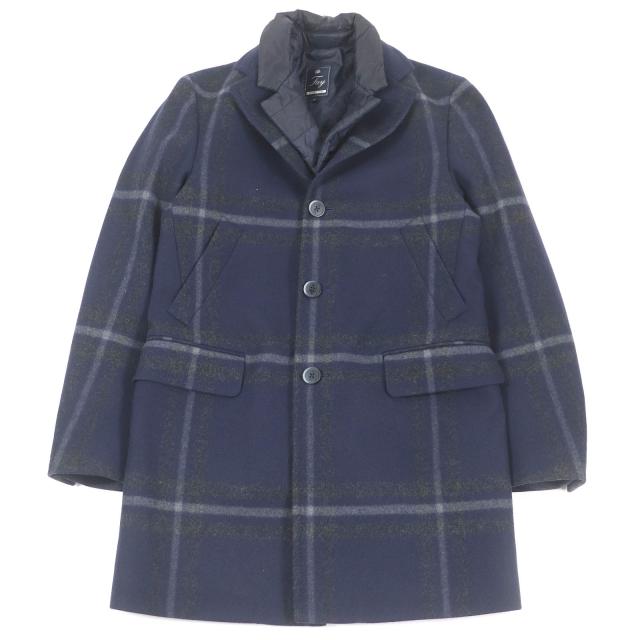 Fay チェスター コート Fay チェスターフィールドコート 極美品□Fay フェイ バージンウール