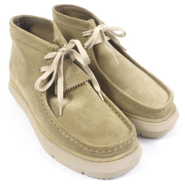 未使用品□sacai×Clarks サカイ×クラークス 23SS 23-03070M Hybrid Wallabee Boots スウェードレザー ワラビーブーツ ベージュ 6.5_2