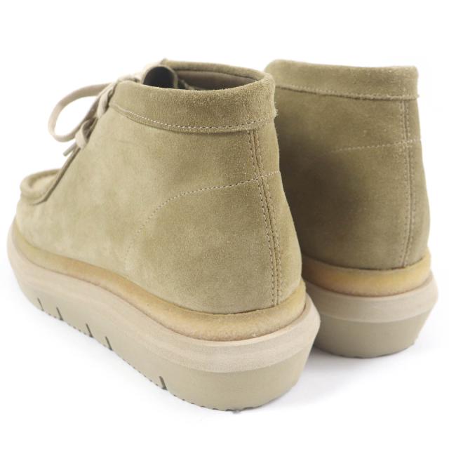 未使用品□sacai×Clarks サカイ×クラークス 23SS 23-03070M Hybrid Wallabee Boots スウェードレザー ワラビーブーツ ベージュ 6.5_5