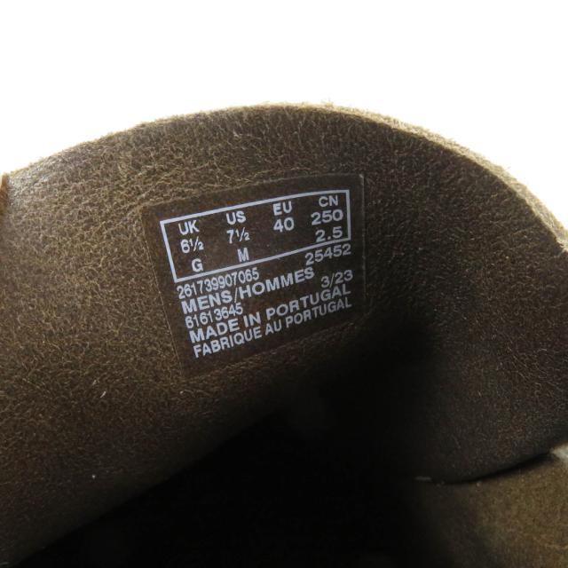 未使用品□sacai×Clarks サカイ×クラークス 23SS 23-03070M Hybrid Wallabee Boots スウェードレザー ワラビーブーツ ベージュ 6.5_7
