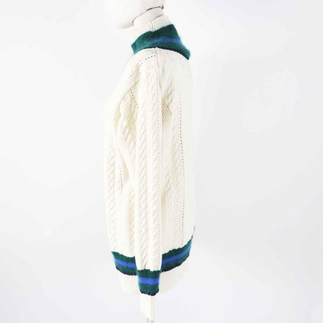 極美品◎tao COMME des GARCONS タオ コムデギャルソン 2023年製 TL-N006 ボトルネック 長袖 ニット アイボリー M 日本製 正規品_2