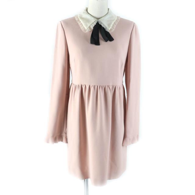 裏地付【REDValentino レッド・ヴァレンティノ】カットソー ワンピース 裏地付【REDValentino レッド・ヴァレンティノ】カットソー ワンピース