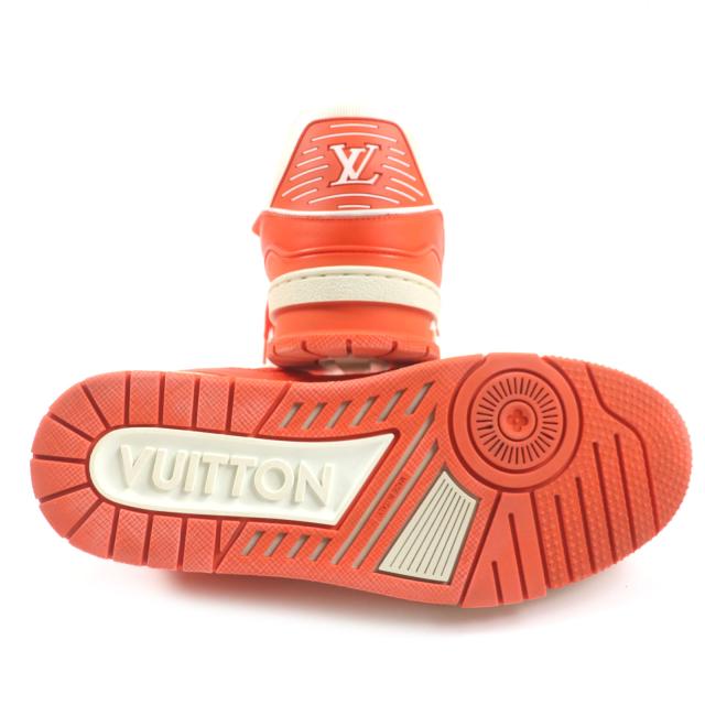 美品▽LOUIS VUITTON ルイヴィトン 2022年製 トレイナーライン LVロゴ