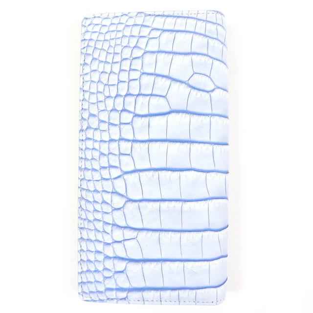 未使用品□LOUIS VUITTON ルイヴィトン N80786 ポルトフォイユ ブラザ エキゾチックレザー クロコダイル 長財布 ライトブルー フランス製の通販は 165,000円