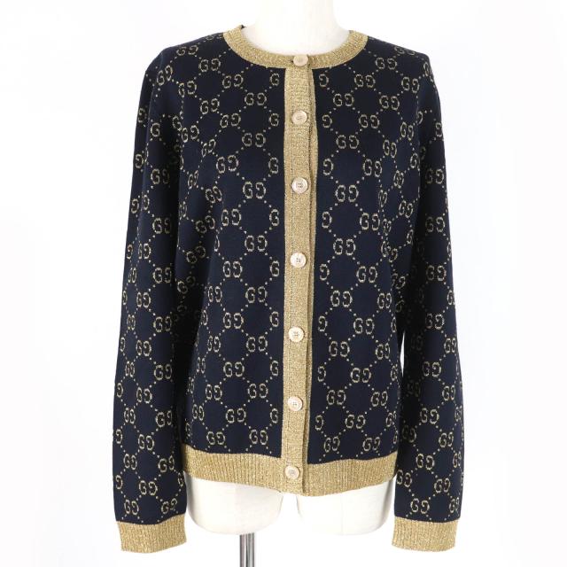 GUCCI GGコットンラメ ファブリック カーディガン グッチ 【公式通販】