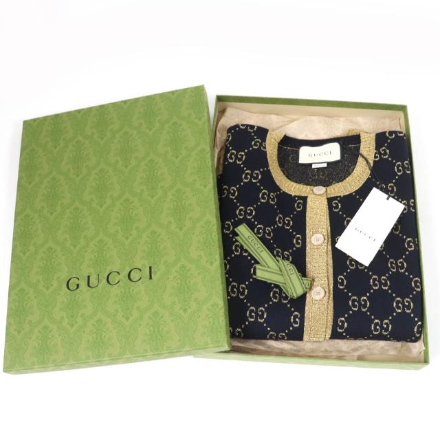 GUCCI GGコットンラメ ファブリック カーディガン グッチ 【公式通販】