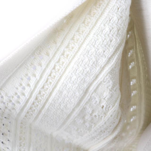美品★Chloe クロエ 21AW ウール カシミヤ混 ケーブルニット 長袖 カーディガン トップス  WHITE XS イタリア製 正規品 レディース 美品☆Chloe クロエ 21AW ウール カシミヤ混 ケーブルニット 長袖