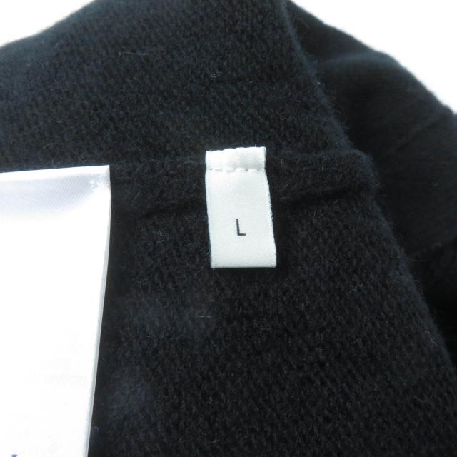 美品☆GUCCI グッチ 526719 ウール カシミヤ混 コサージュ・ロゴボタン