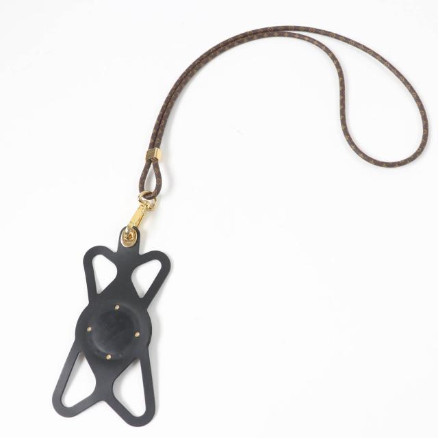 LOUIS VUITTON - 美品☆LOUIS VUITTON ルイヴィトン 2019年製 M68382 フォンホルダー・ルイーズ モノグラム LVロゴ モバイル・携帯・スマホアクセサリー ブラウン ブラック レディース LOUIS VUITTON ルイヴィトン フォンホルダー・ルイーズ M68382