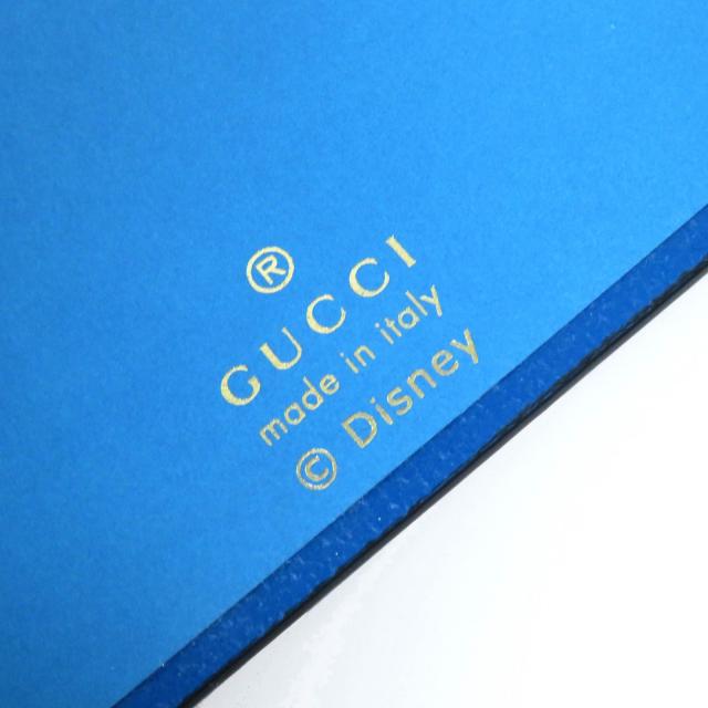 極美品△GUCCI×Disney グッチ×ディズニー GGスプリーム ドナルドダック ノート ペーパー ステーショナリー ベージュ ブルー 箱・保存袋付_9