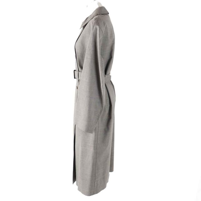 ツィードVネックロングジャケット ツィードVネックロングジャケット(M GREGE): ドレスライン