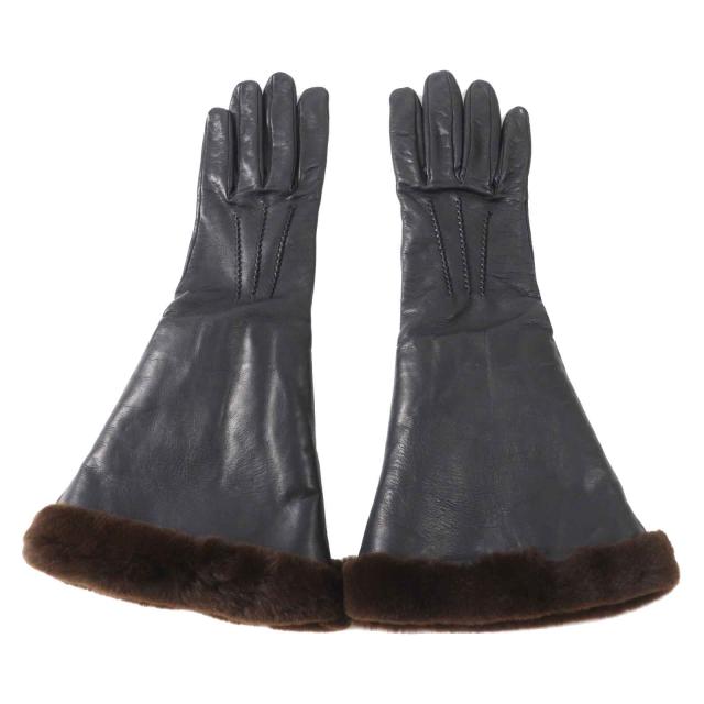 ✨美品✨ エルメス ラムレザー ミンク 裏シルク100% ロング