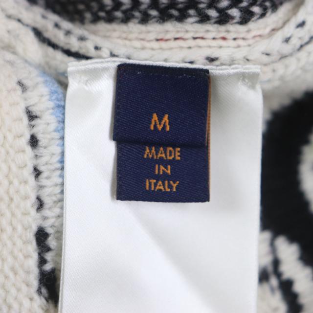 極美品▽LOUIS VUITTON ルイヴィトン 23SS HON63W LVパズル ウール