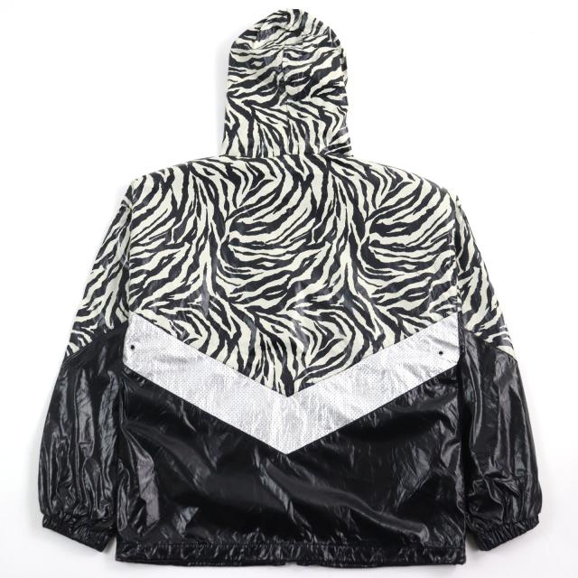 極美品○CELINE セリーヌ 22SS 2W537260Q ゼブラルック ルーズカット コーティングナイロン ジャケット ブルゾン 46 正規品 伊製 メンズ_3