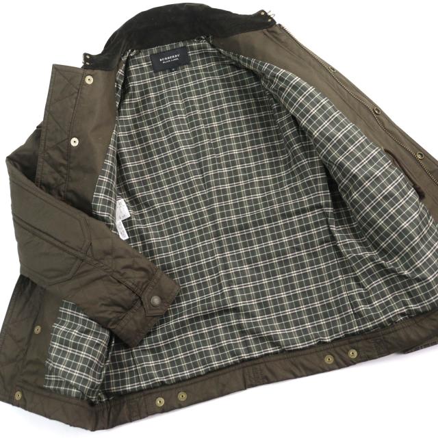 Lサイズ◎バーバリーブラックレーベル　デニムジャケット　チェック 中古・古着通販】BURBERRY BLACK LABEL (バーバリーブラック