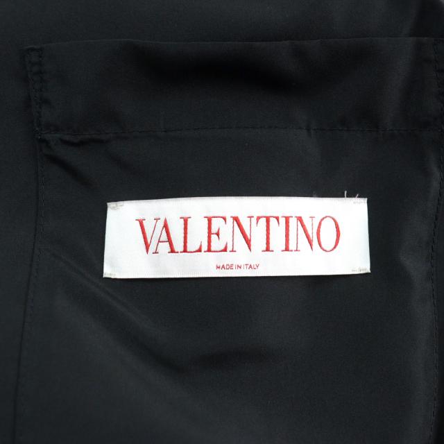 美品○VALENTINO ヴァレンティノ XV3CJE2680R V OPTICAL JACKET ロゴ総柄 オプティカルプリント フーデッド ジャケット 44 正規品 メンズ_7