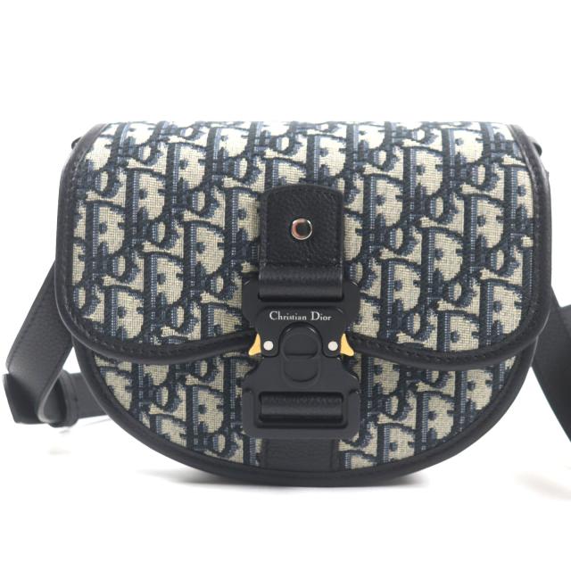 未使用品▼DIOR ディオール オム 1ADPO033YKY_H27E オブリーク ジャガード Gallop ギャロップ バッグ ミニ ショルダーバッグ 保存袋付きの通販は