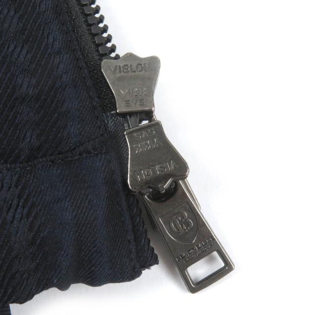 極美品□BLACK LABELCRESTBRIDGE ブラックレーベル・クレストブリッジ 素材切替 サッカー地 チェック柄 ブルゾン ZIPパーカー M 正規品_4