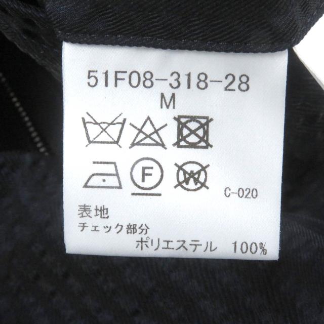 極美品□BLACK LABELCRESTBRIDGE ブラックレーベル・クレストブリッジ 素材切替 サッカー地 チェック柄 ブルゾン ZIPパーカー M 正規品_7