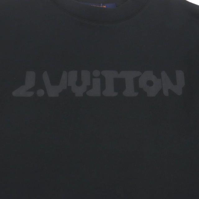 未使用品□LOUIS VUITTON ルイヴィトン 22SS LV 2054 テルモヒートリアクティブプリント 半袖Ｔシャツ ブラック S イタリア製 正規品